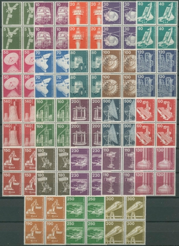 Berlin 1975/82 Industrie & Technik 4er-Block 494/507, 582/86, 668/72 postfrisch