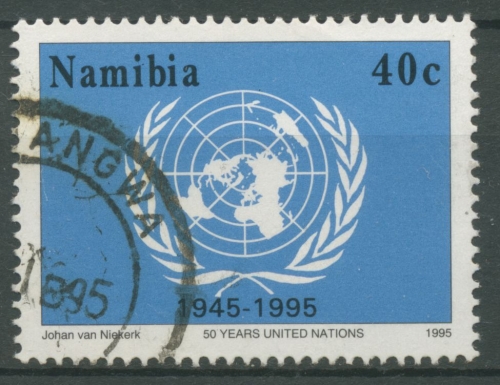 Namibia 1995 50 Jahre Vereinte Nationen UNO 803 gestempelt