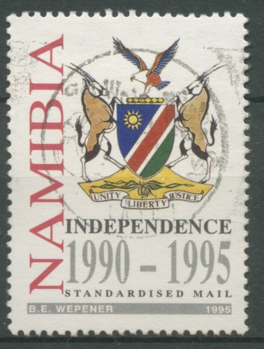 Namibia 1995 5 Jahre unabhängige Republik Staatswappen 788 gestempelt