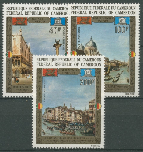 Kamerun 1972 UNESCO-Aktion Rettet Venedig 688/90 postfrisch