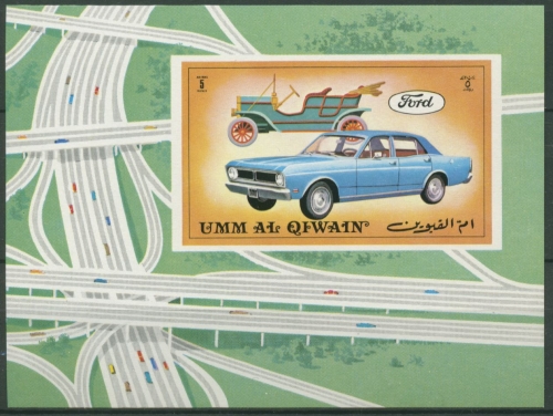 Umm-Al-Qaiwain 1972 Automobile: Ford Block 52 postfrisch (C30157)