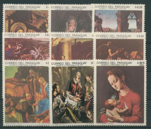 Paraguay 1969 Weihnachten, Gemälde 1983/91 postfrisch