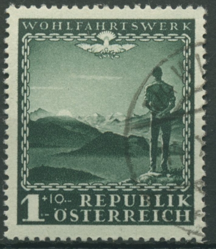 Österreich 1945 Österreichisches Wohlfahrtswerk 720 gestempelt