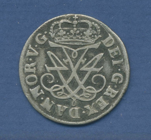 Dänemark 12 Skilling 1711, Frederik IV. sehr schön (m1507)