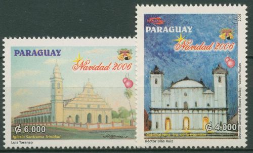 Paraguay 2006 Weihnachten Kirchen 5006/07 postfrisch