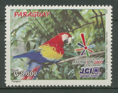 Paraguay 2007 Junioren-Handelskammer Papagei 5011 A postfrisch
