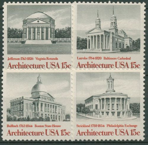USA 1979 Architektur Bauwerke 1382/85 postfrisch