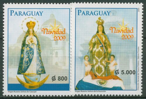 Paraguay 2009 Weihnachten Gnadenbild 5065/66 postfrisch