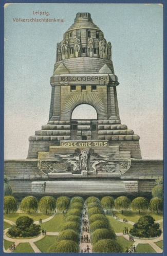 Leipzig Völkerschlachtdenkmal, ungebraucht (AK1584)