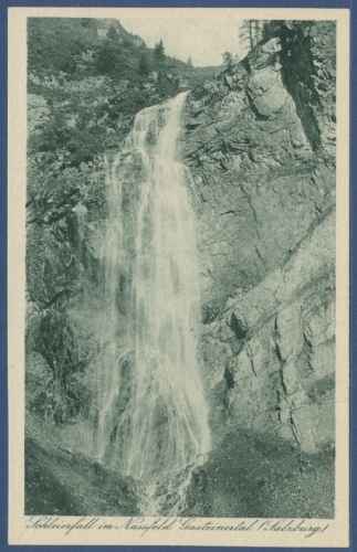 Schleierfall im Nassfeld Gasteinertal, ungebraucht (AK1623)