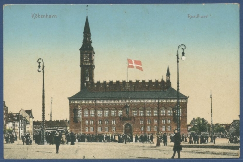 Kopenhagen Rathaus, ungebraucht (AK1701)