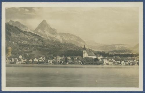 Arth am Zugersee gegen die Mythen, ungebraucht (AK1673)