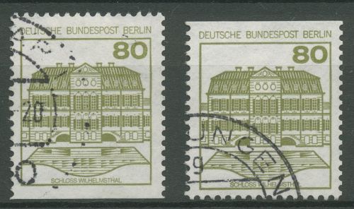 Berlin 1982 Burgen und Schlösser Schloss Wilhelmsthal 674 C/D gestempelt