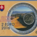 Slowakei 2 Euro 2016 EU-Präsidentschaft, Coincard, st (m1765)