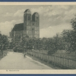 Prenzlau Blick auf die St. Marienkirche, gelaufen als Feldpost 1916 (AK1793)