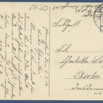 Prenzlau Marienkirche Schuhhaus Ehrmann Fleischerei, gelaufen Feldpost (AK1882)