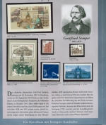 Bund 2010 Wiedereröffnung der Semperoper Numisbrief 10 Euro + Markenfolder (N45)