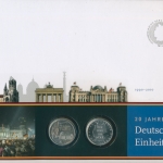 Bund 2010 20 Jahre Deutsche Einheit Numisbrief 2 x 10 Euro + Markenfolder (N49)