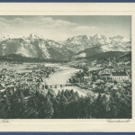 Bad Tölz Gesamtansicht, gelaufen 1934 (AK2191)