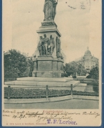 Braunschweig Kriegerdenkmal, gelaufen 1902 (AK2269)