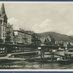 Boppard Perle des Rheins Rhein-Allee Hotel Lilie, gelaufen 1937 (AK2252)