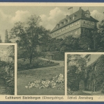 Luftkurort Steinbergen Schloß Arensburg, gelaufen 1928 (AK2222)