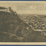 Heidelberg von der Terrasse, gelaufen 1913 (AK2326)