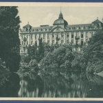 Düsseldorf Parkhotel, gelaufen 1930 Marke fehlt (AK2375)