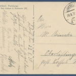 Düsseldorf Parkhotel, gelaufen 1930 Marke fehlt (AK2375)