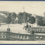 Bad Nauheim Kurhausterrasse, gelaufen Marke fehlt (AK2402)