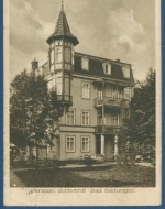 Bad Salzungen Pension Schwerdt, gelaufen Marke fehlt (AK2389)