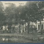 Ahrensburg Dorfteich Schierkorns Restaurant, gelaufen 1910 (AK2434)