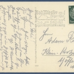 Bad Wiessee am Tegernsee, gelaufen 1939 (AK2432)