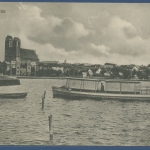 Prenzlau Uckersee mit Marienkirche, gelaufen 1926 (AK2501)