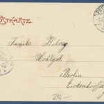 Prenzlau Gesamtansicht über den Uckersee, gelaufen 1904 (AK2498)