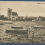 Prenzlau Totalansicht über den Uckersee, gelaufen 1924 (AK2492)