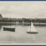 Prenzlau Stadtblick mit Uckersee, gelaufen 1929 (AK2443)