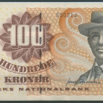 Dänemark 100 Kronen 2002 Prefix B5, Carl Nielsen, KM 61 a, kassenfrisch (K62)