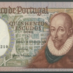 Portugal 500 Escudos 1979, Francisco Sanches, KM 177 a, kassenfrisch (K77)