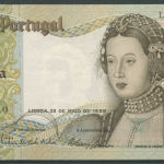 Portugal 50 Escudos 1968, Dona Maria, KM 174 a, kassenfrisch (K73)
