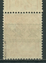 Bizone 1948 Bandaufdruck 38 I DDF Aufdruckfehler postfrisch geprüft