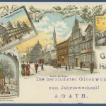 Gruß aus Hameln Osterstraße Gertrudenbrunnen, gelaufen 1898 Mängel (AK2609)