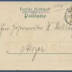 Gruß aus Hameln Osterstraße Gertrudenbrunnen, gelaufen 1898 Mängel (AK2609)