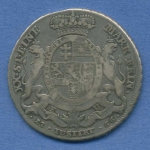 Hessen-Kassel 1/2 Konventiontaler 1766 FU Friedrich II., Henkelspur, ss (m2257)
