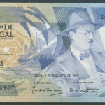 Portugal 100 Escudos 03.12.1987, Nogueira, KM 179 d, kassenfrisch (K150)
