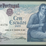 Portugal 100 Escudos 1981, Bocage, KM 178 b, kassenfrisch (K151)