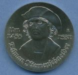 DDR 5 Mark 1981 Tilmann Riemenschneider, J 1580 vz/st (m4838)