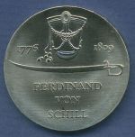 DDR 5 Mark 1976 Ferdinand von Schill, J 1559 vz/st (m6224)