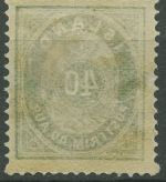 Island 1876 Ziffer und Krone im Oval 11 mit Falz, kl. Fehler