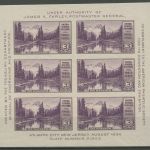 USA 1934 Phil. Ausstellung Atlantic City Block 5 postfrisch, kl. Fehler (C42913)